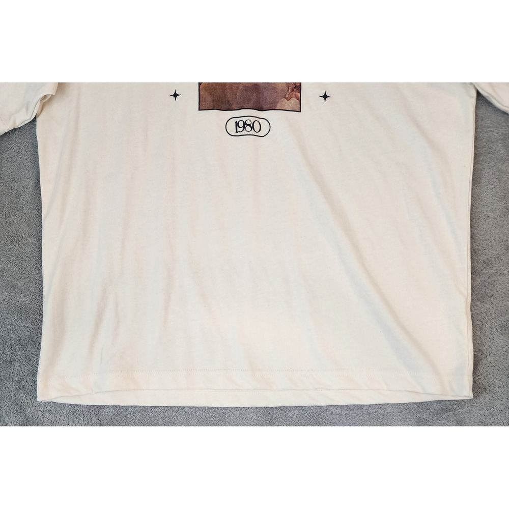 PacSun T Shirt Mens Large Cream Graphic Art Program Renaissance Los Angeles 1980 - Picture 7 of 9